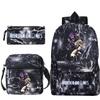 Murder Anime Peripheral Printed Children's School Bag Set Cross-border Leisure Student Backpack Three-piece Set