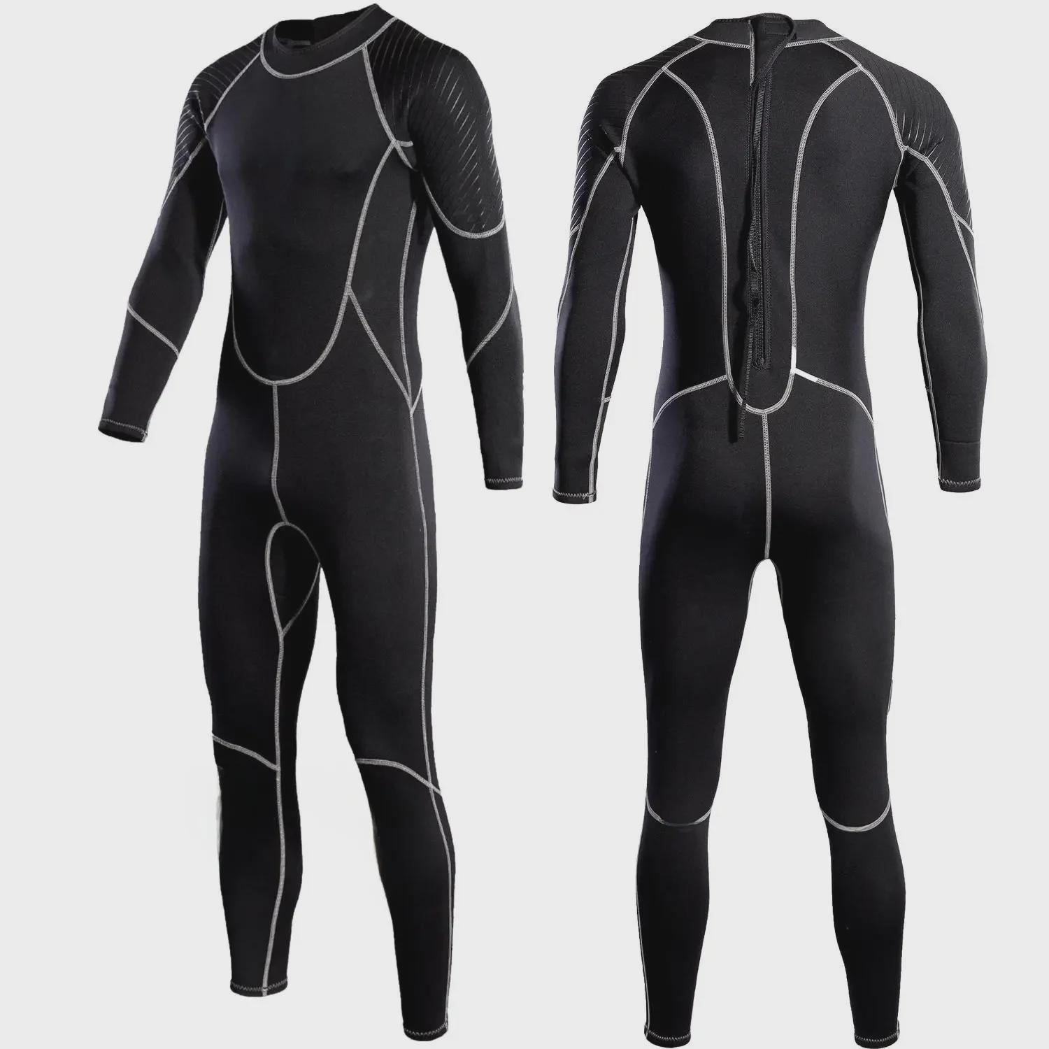 

Мужской гидрокостюм 2 мм: Теплый, цельный комбинезон для серфинга, падлбординга, катания на моторных лодках, плавания, зимнего сноркелинга — защита от холода. XXL