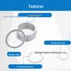450-Piece Aluminum Gasket & Sealing Ring Set: High-Temp Resistant, Spring Washer, M6-M24.