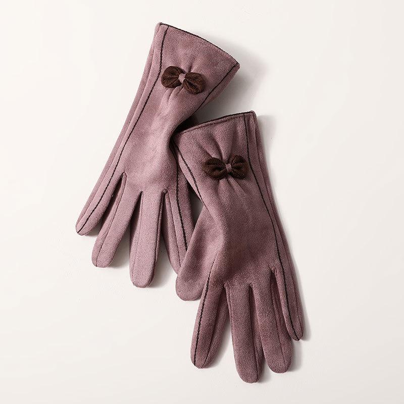 

Зимние бархатные утолщенные замшевые теплые перчатки с сенсорным экраном и кошачьей мордочкой, студенческие, для активного отдыха, велоспорта, вождения, для защиты от холода One Size