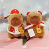 Year Cute New Capybara Plush Toy Festive Cartoon Doll Girls Kids Gift Holiday