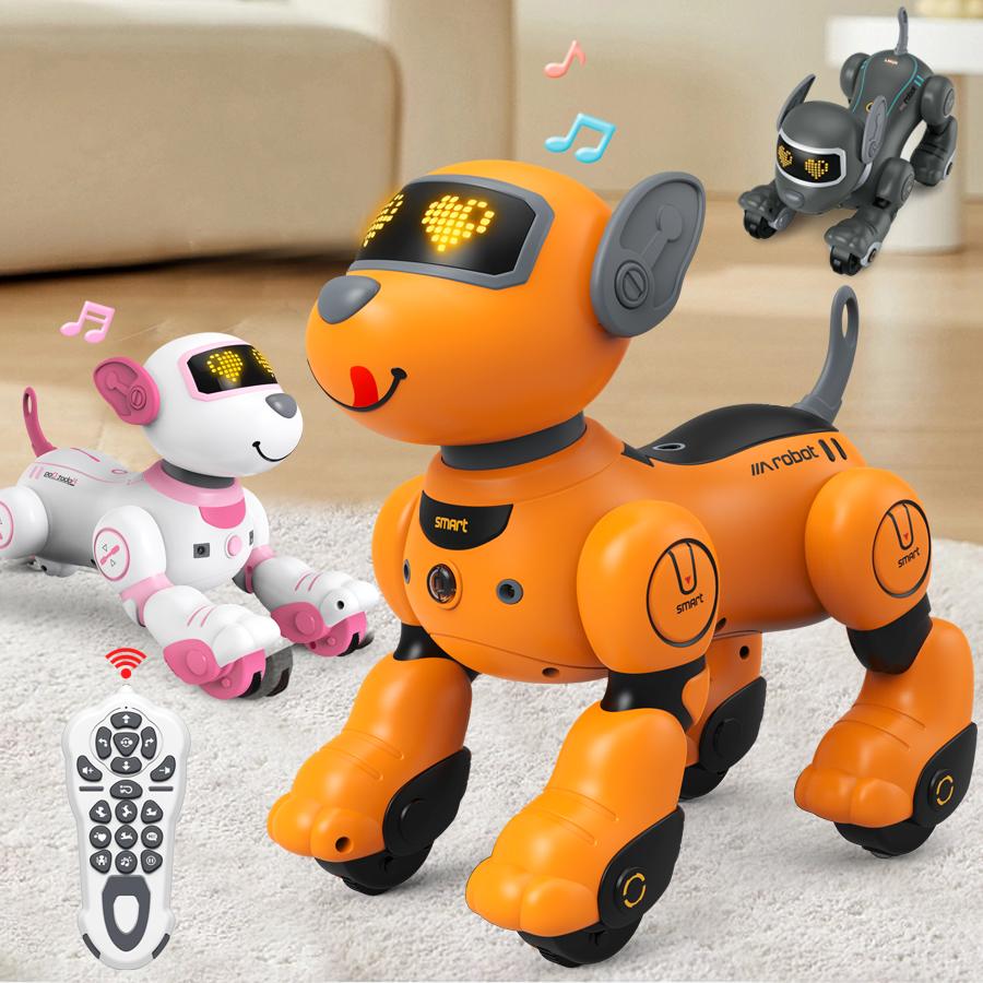 Children's Toy Remote Control Intelligent Robot Dog DIY programming voice interactive electronic pet dog robot model gift High Quality