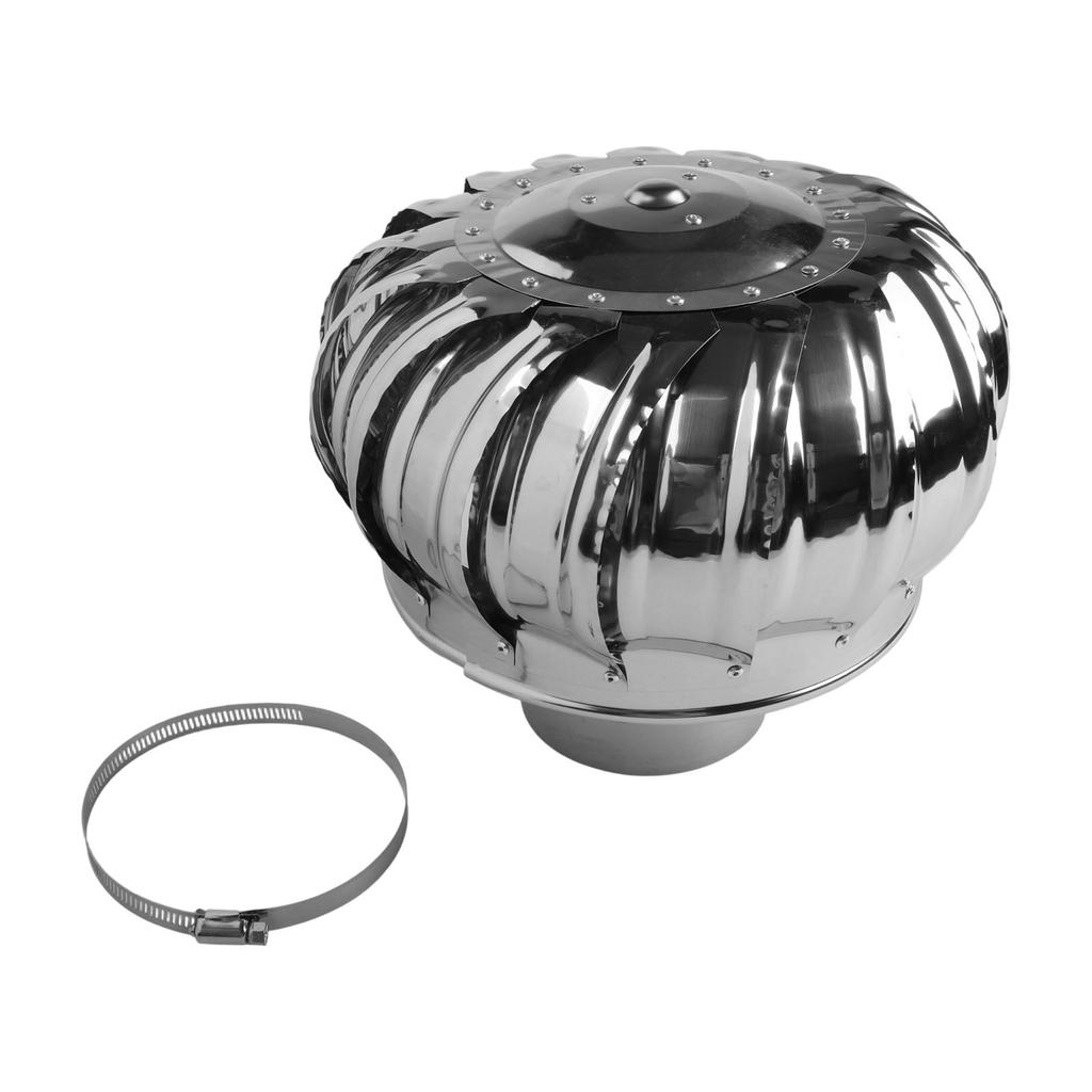 New Exhaust Cap Ventilating Fan Stainless Steel Hood Withstand High Loads Automatic Operation Fresh Air System