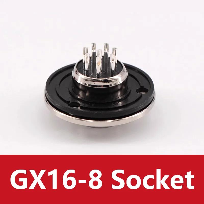 5/20/100PCS GX16 2 3 4 5 6 7 8 9 10pin Flange Mounting Fixing 3-Hole Aviation Connector Plug&Socket Circular Connectors