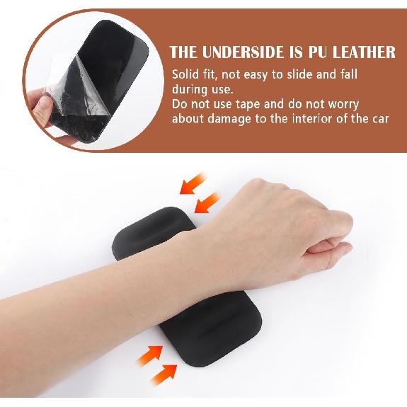 2PCS Car Arm Rest Elbow Pads,Comfortable Car Arm Rest Cushion With Memory Foam Pad For Arm Support,Universal Car Door Armrest Pad Car Interior