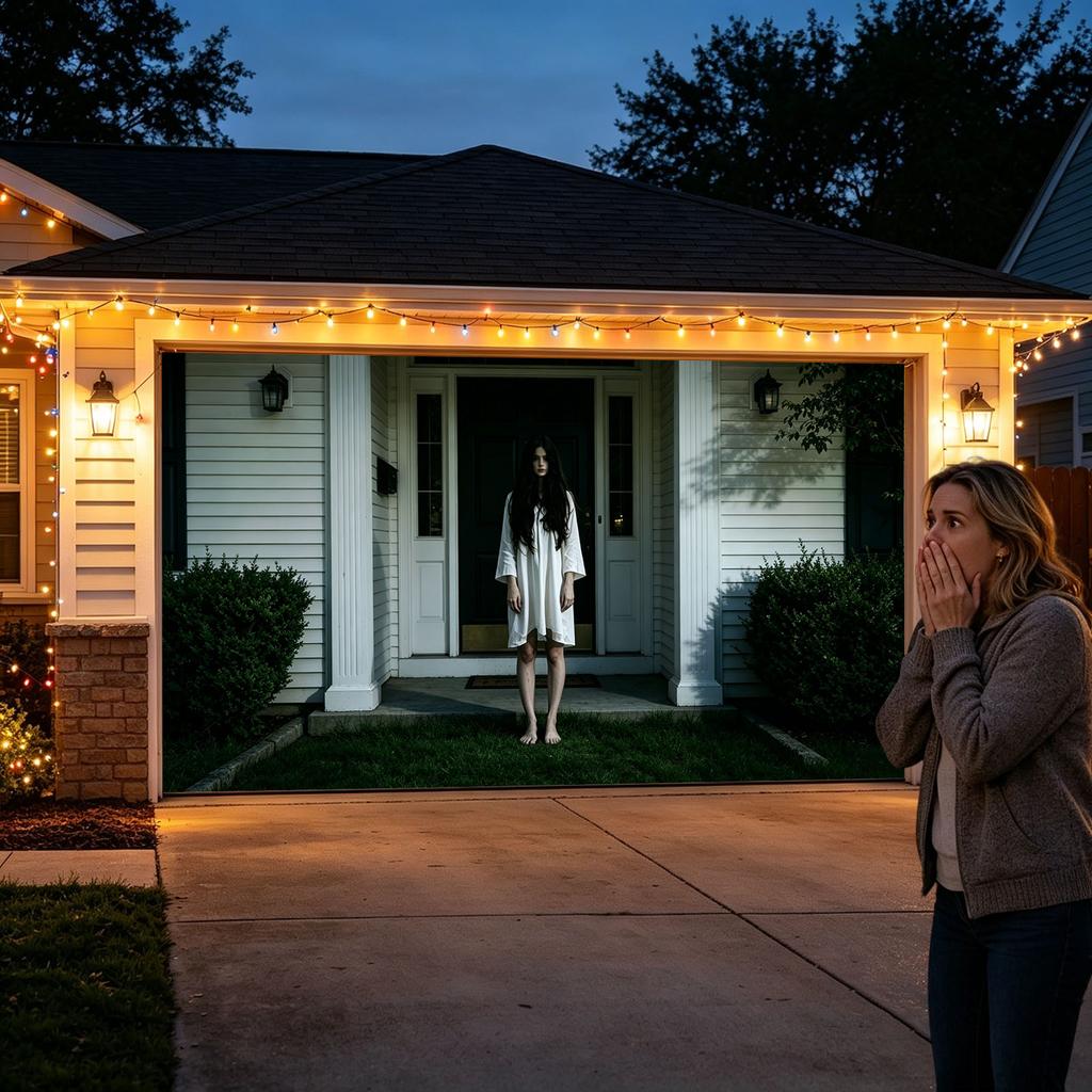 Halloween Door with Scary Skeleton Design for Outdoor Party Decoration