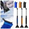 Ice Scraper Snow Brush Shovel Winter Auto Windshield Defrosting Tool Scratch-Free Bristle Head Brush Morning Commute Saviors