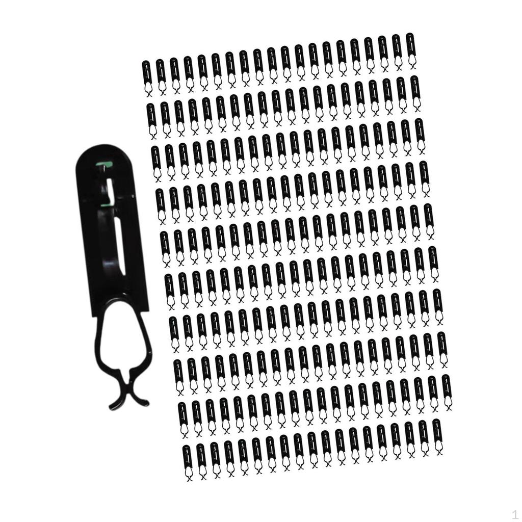 200 Stück Weihnachtslichter-Clip-Haken Lichterketten-Clips Tragbare Praktische Weihnachtsaufhänger für