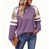 Women's Fashion Casual Long Sleeve Crewneck Pullover Sweatshirt for Everyday Wear