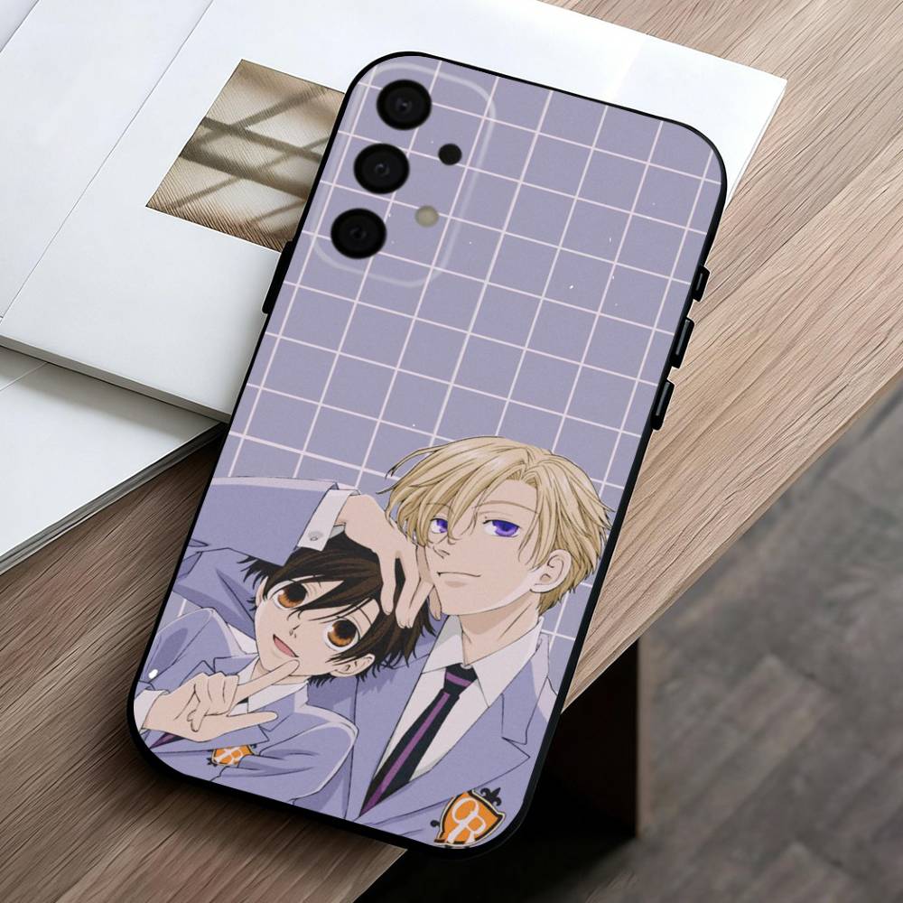 O-Ouran High School host Club phone Case For Samsung Galaxy A73,A72,A71,A70,A53,A52,A51,Others Soft Black Shell