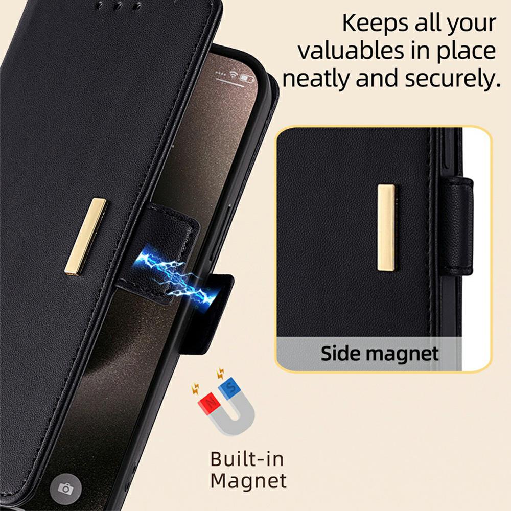 Für Motorola Moto G85 5G/S50 Neo 5G Hülle PU Leder Brieftasche Ständer Handyhülle mit Umhängegurt