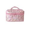 Korean Style Star Design Makeup Bag Handheld Pearlescent Travel Storage Bag Large Capacity Portable Cosmetic Bag Daily Use