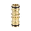 All-Copper Universal Two-Way Nipple Connector for Water Pipe Extension and Repair