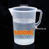 Graduated 5000ml Plastic Measuring Cup