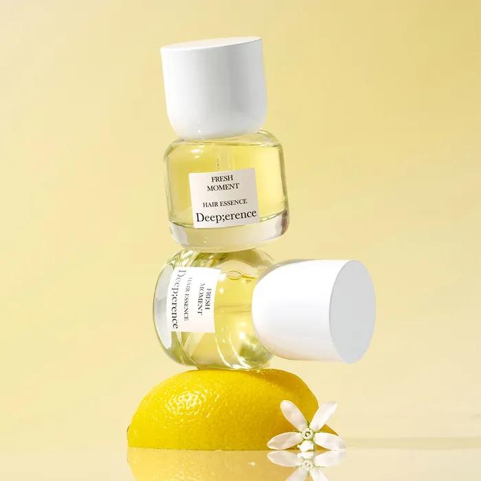 Hair Perfume Shampoo 300ml + Perfume Hair Essence 30ml + Rose Hair Tie (Citrus Fresh Moment Scent)