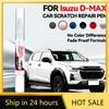 Auto Spezieller Autolack Reparaturstift Für 1972-2025 Isuzu D-MAX Lackkratzer Reparatur Zubehör Schwarz Grau Rot Silber Weiß Blau O