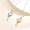 Women's Starry River Butterfly Tassel Necklace: S925 Sterling Silver with Star, Moon, and Zircon Accents