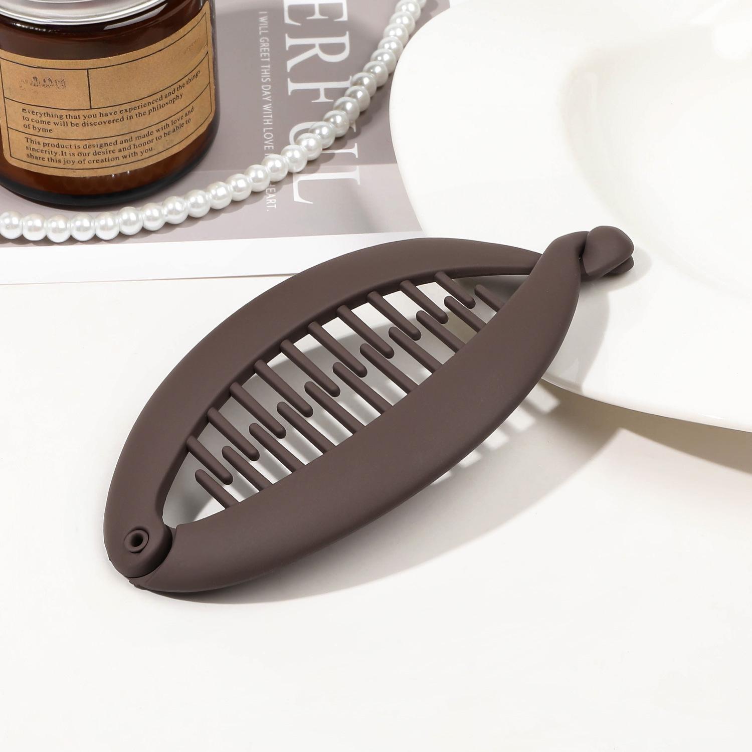 

Заколка для хвоста в форме рыбы Arcylic Banana Hair Clip Headband для женщин Hair Accessories HairgripsTwist Clamp Barrettes Headwear