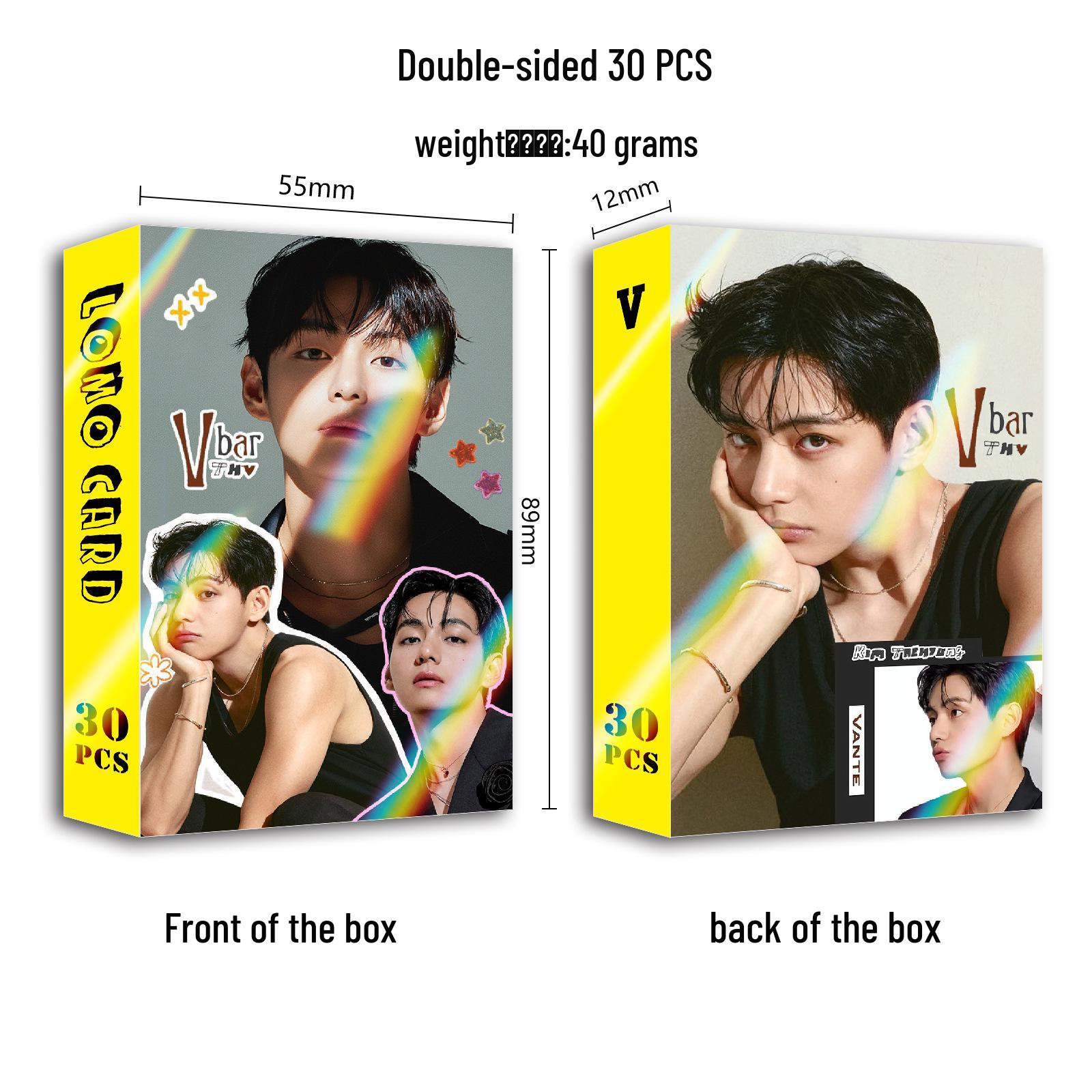 BTS V Kim Taehyung Photo Collection LOMO Cards