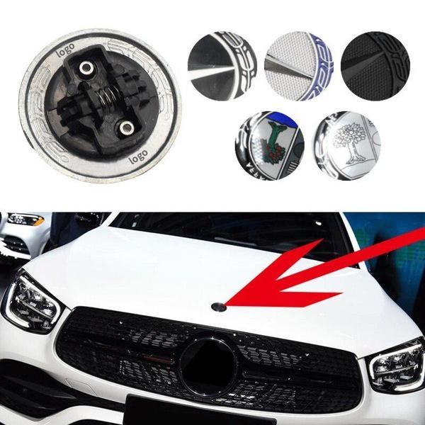 Car Hood Badge Front Emblem Accessories For W204 W211 W203 W205 W212 CLA 45 W124 W210 W202 W164 W221, 57mm