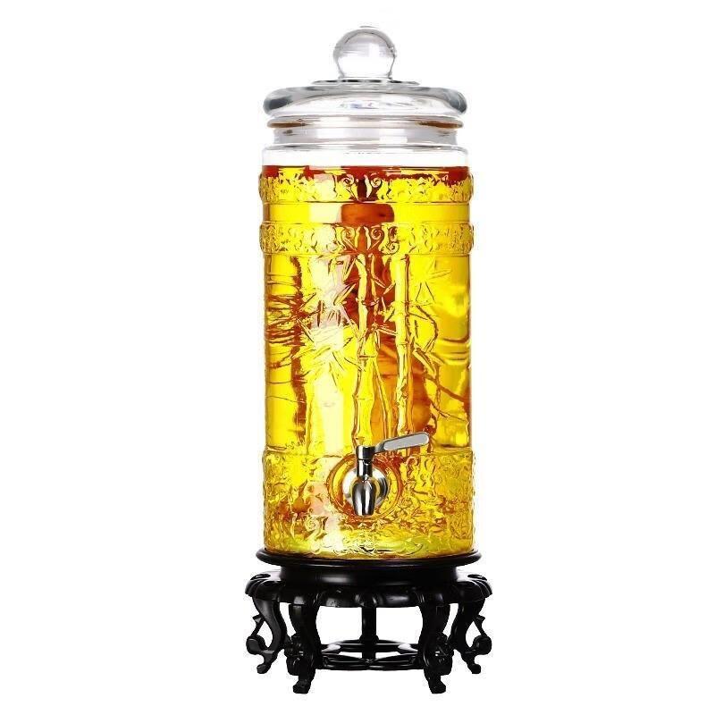 Thick Glass Wine Brewing and Soaking Jar