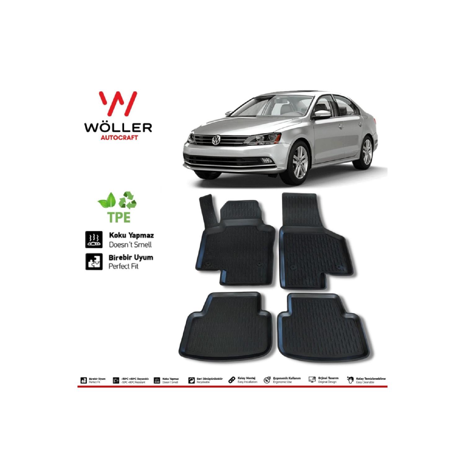 

Коврик для бассейна Volkswagen Jetta Mat 3d, совместимый с 2011 по 2019 гг.