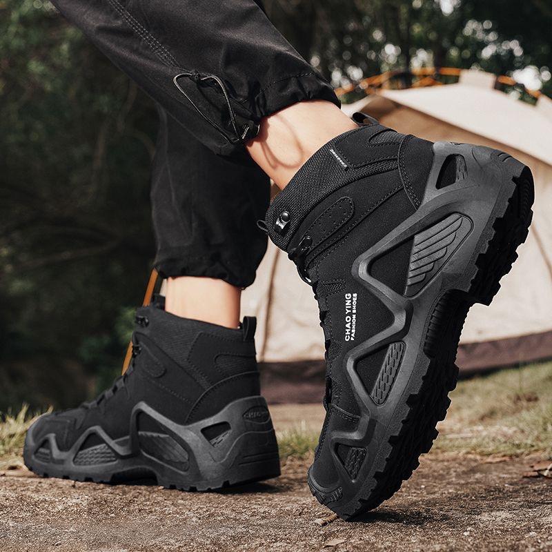 Men's Hiking Boots  Outdoor Platform Soles Wear-resistant Martin Boots