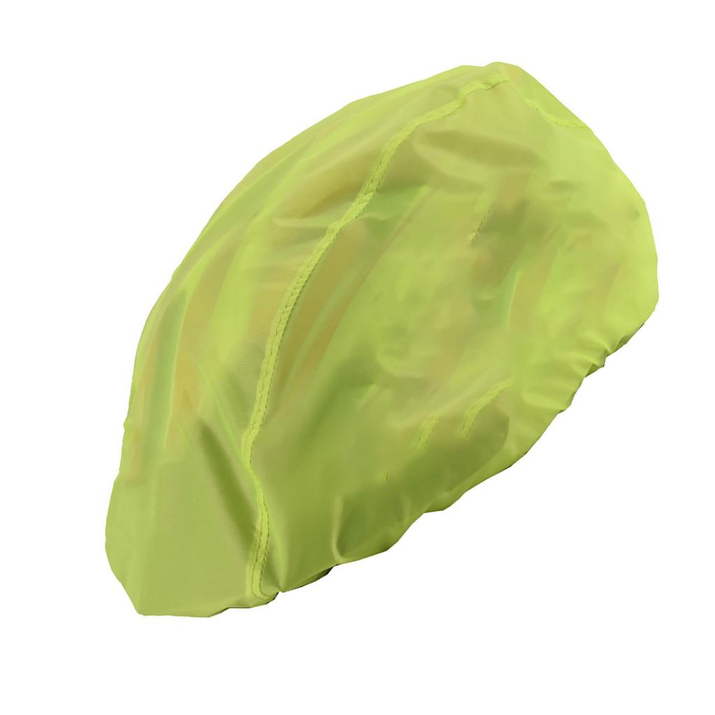 Cycling Helmet Cover Waterproof Helmet Rain Cover Reflective Safety Helmet Cover Fluorescent Green