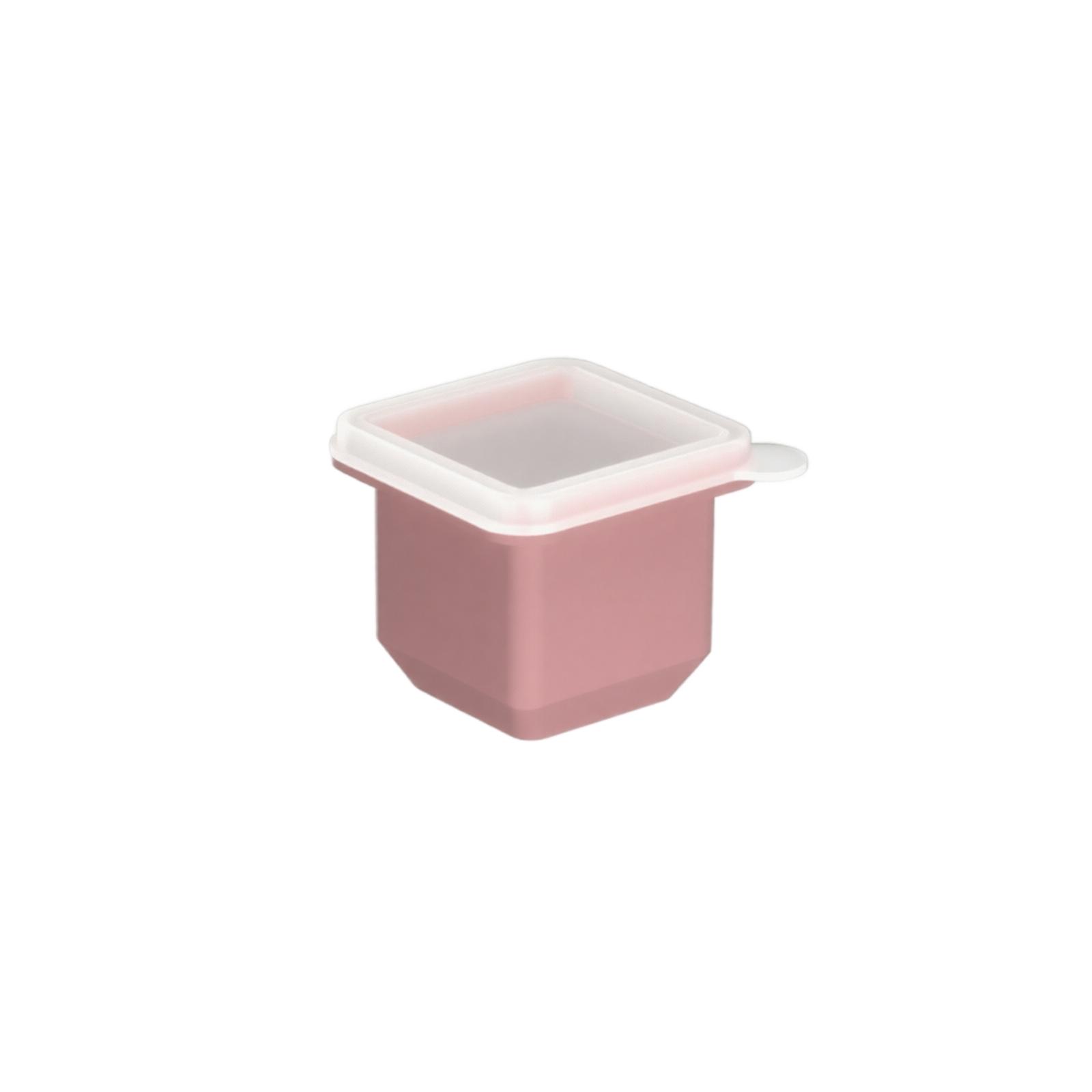

Silicone Ice Cube Tray with Lid Flexible Square Ice Mold for Freezing Water Juice and Other Liquids Durable Non-Toxic Food Grade Material One Size розовый