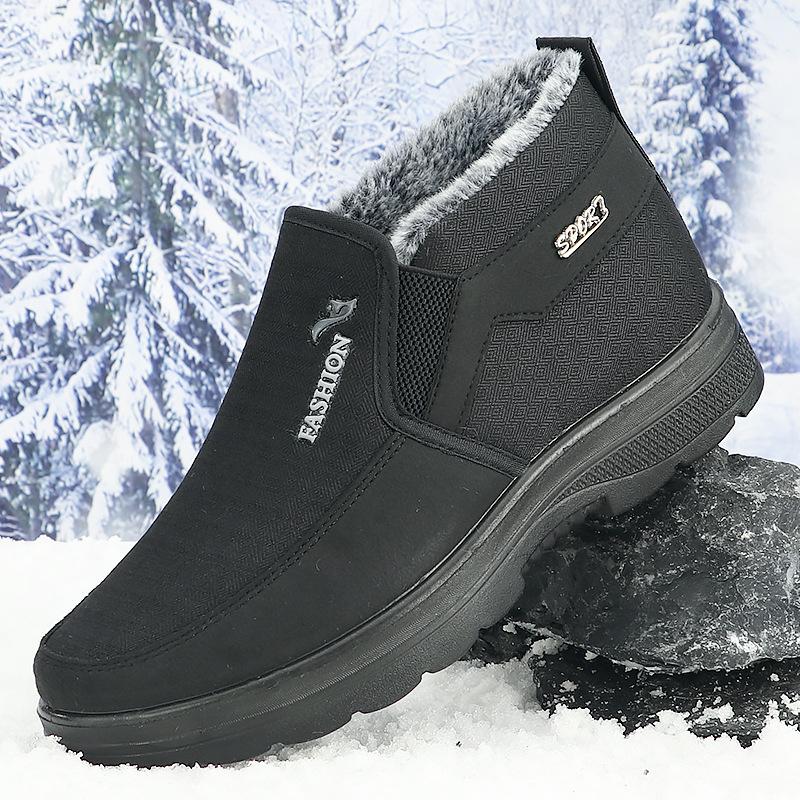 Cotton shoes men's velvet thickened men's shoes winter casual shoes warm snow boots men's cotton shoes