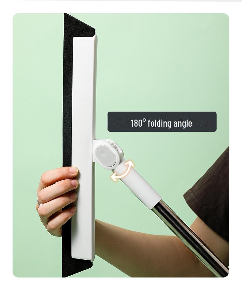 110AAC Long Handle Detachable Floor Scraper Brush for Bathroom and Kitchen Cleaning