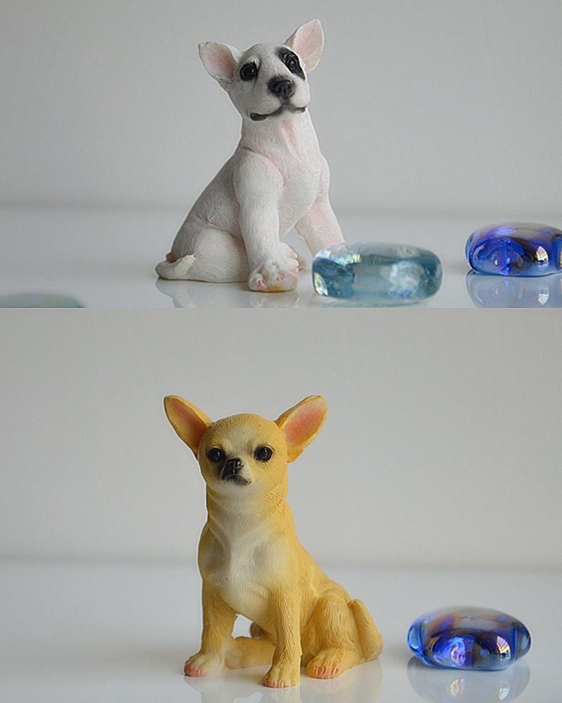 12 Pcs Miniature Dog Puppy Resin Craftwork Decorations Dollhouse Decoration Pet decorations