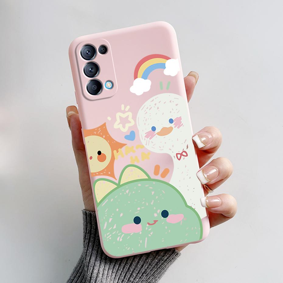 For OPPO Find X3 Lite Case For Find X3 Neo Cover Silicone Soft Cartoon Frog Phone Cases For OPPO Find X3Neo X3Lite Copue Fundas