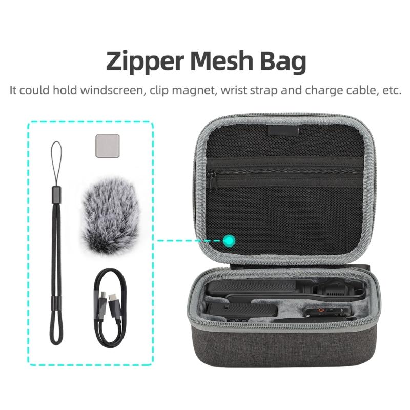 Reiseetui für   Pocket 3 Actionkamera Hartes Trageetui Handtasche Schützende Aufbewahrungsbox
