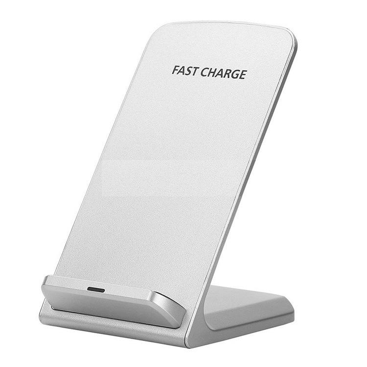 Dual Coil 15W Wireless Charging Stand for Mobile Phones