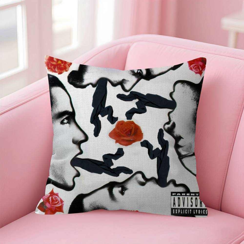 4545cm Cushion Cover Pillow Cover Decor Pillowcase Home Pillowcase for Couch Pillow Red Hot Chili PPeppers Band