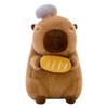 Pot Shovel Capybara Plush Doll Baking Capibara Fluffty Doll Cute Capybara Plush Toy  Christmas Toy