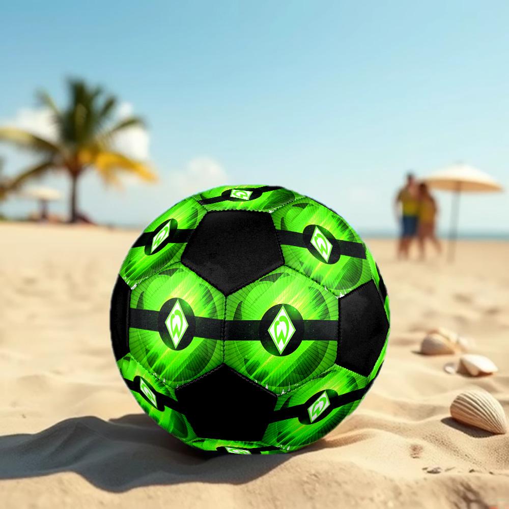 SV Werder Bremen Soccer Ball Colorful All Ages Machine Stitched PVC Competition Ready Durable High-Bounce.SIZE5