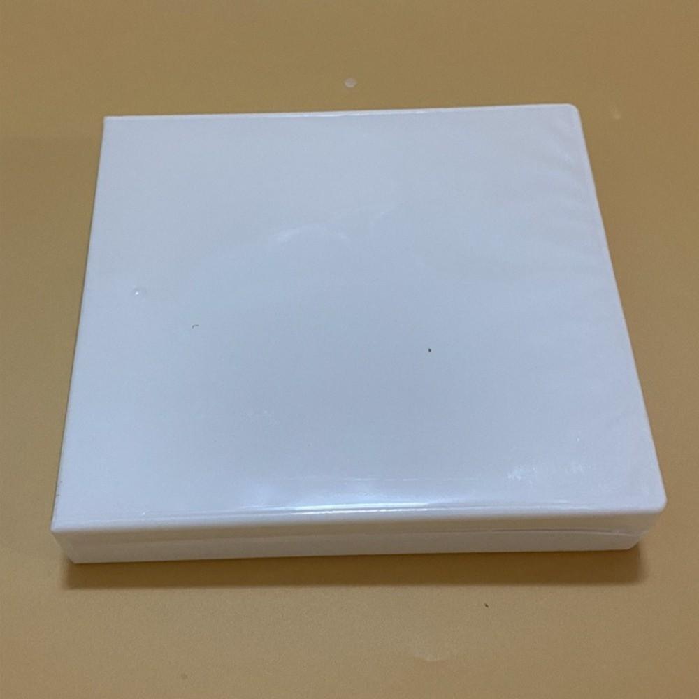 4/6/12 Internal Pages High-capacity Portable CD Storage Bag White PP CD Holder with Internal Pages CD Case Discs Storage