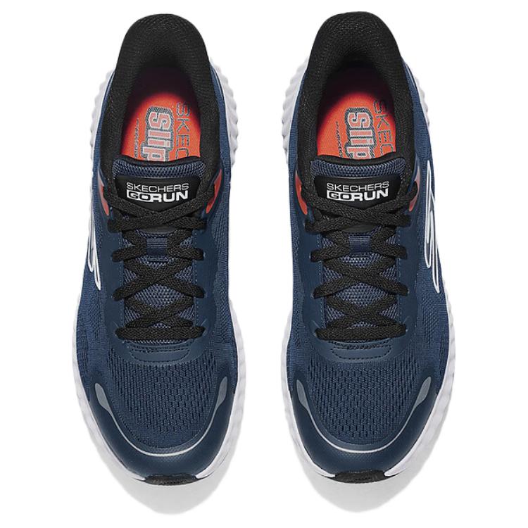 Skechers Go Run Now Comfortable Soft Low Top Running Shoes Men Sneaker Navy-Blue 220392-NVY