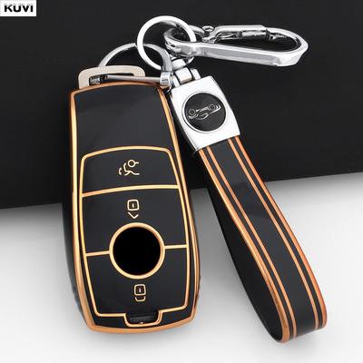 Fashion TPU Car Key Case Cover for Mercedes Benz E C S GLC Class E200 E400 E63 W213 S550 S560 C260 A200 Key Shell Protector