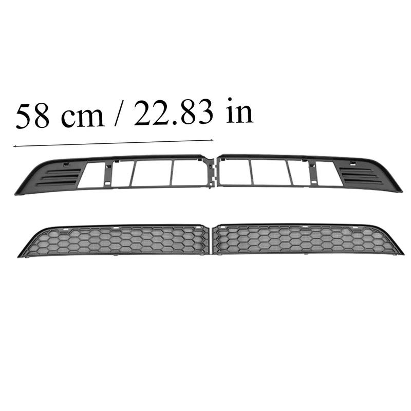 Car Front Bumper Air Inlet Vent Grille Guard Cover Mesh Ert Black for Tesla Model Y Juniper 2025-2026
