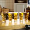 2/4/6pcs/Set Diamond Glass Tequila Shot Glasses, 65ml/2.2oz, Heavy Base, Multipurpose Reusable Glassware, Recyclable, Hand Wash