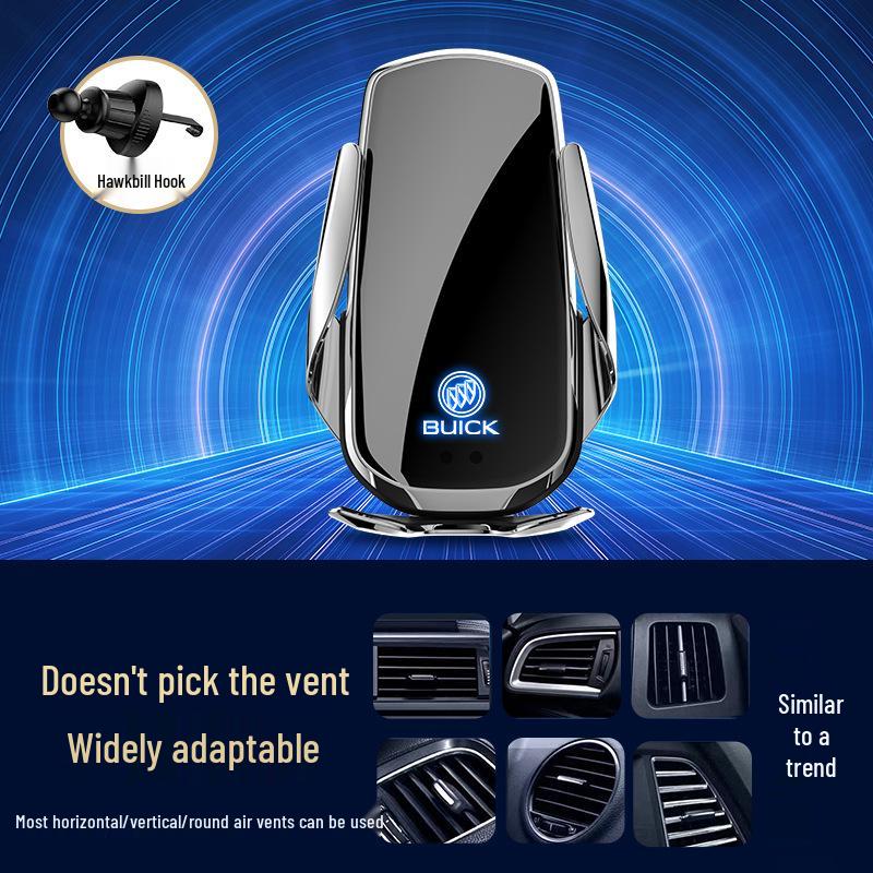 Buick Envision S, Excelle, Encore GX, Regal, Velite 6 Wireless Car Charger & Navigation Dock, 15W