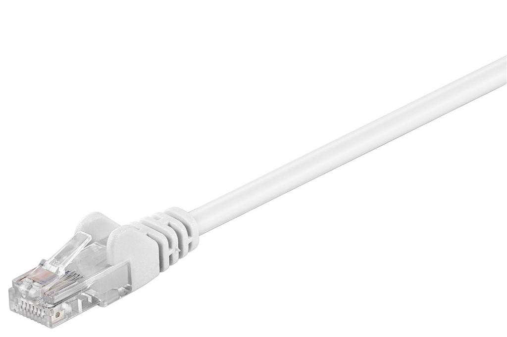 Microconnect U/Utp Cat5E 1M Biały Pvc
