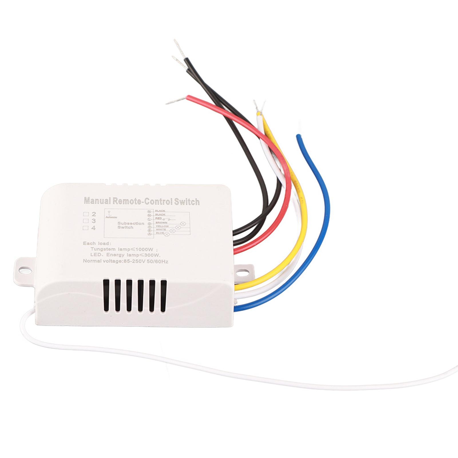 

Светодиодная лампа 180-240 В 3-позиционный переключатель ВКЛ/ВЫКЛ с цифровым радиочастотным пультом дистанционного управления, беспроводной