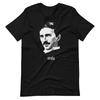 NIKOLA TESLA Juodi Grafiniai Marškinėliai Trumpomis Rankovėmis Unisex 100% Medvilnės T-shirt Vyriški Marškinėliai Viršus