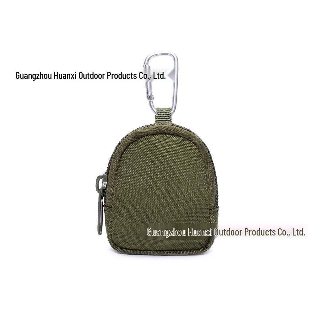 Portable Outdoor Coin and Earphone Hanging Bag - Tactical Small Waist and Storage Bag
