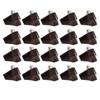 20Pcs 5mm Kitchen Cabinet Shelf Studs Pegs with Metal Pin Shelves Support Seperator Fixed Cupboard Wood Furniture Bracket Holder