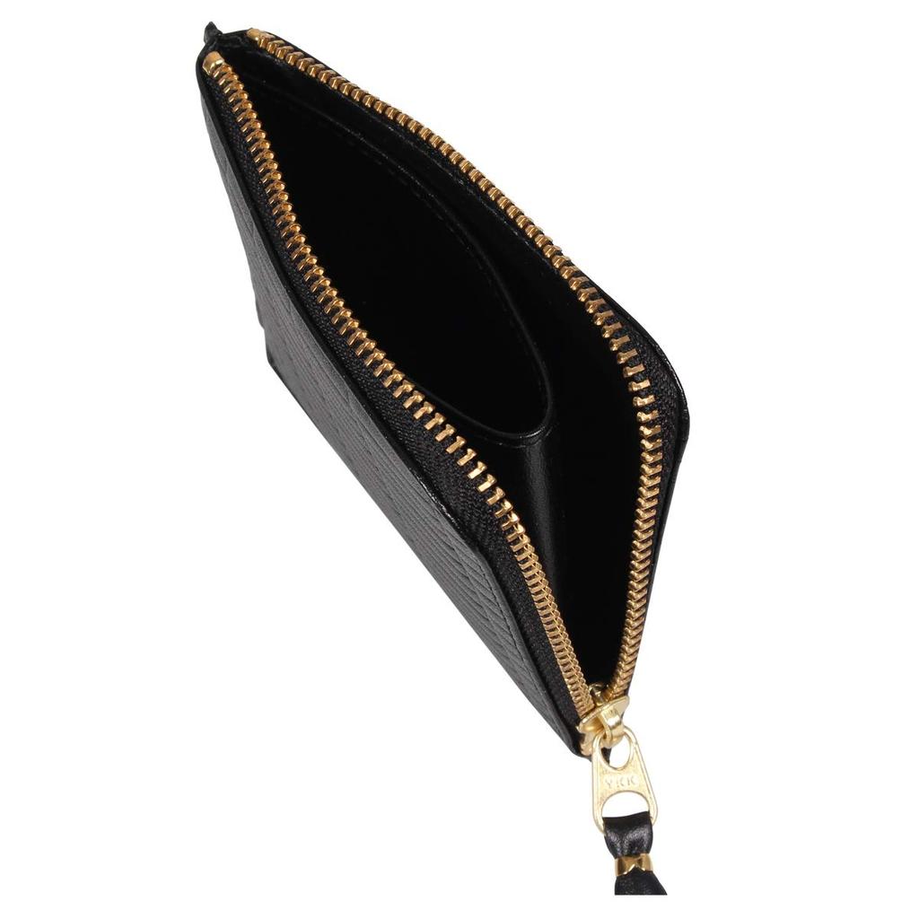 COMME Des GARCONS BRICK WALLET Comme Des Garcons Wallet Mini Wallet Zipper Genuine Leather Black Black SA3100BK L-shaped [Item]